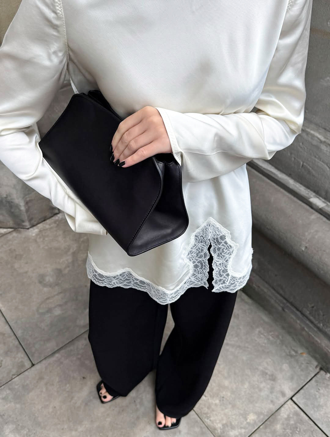 Stylish And Chic Top With A Split Neckline